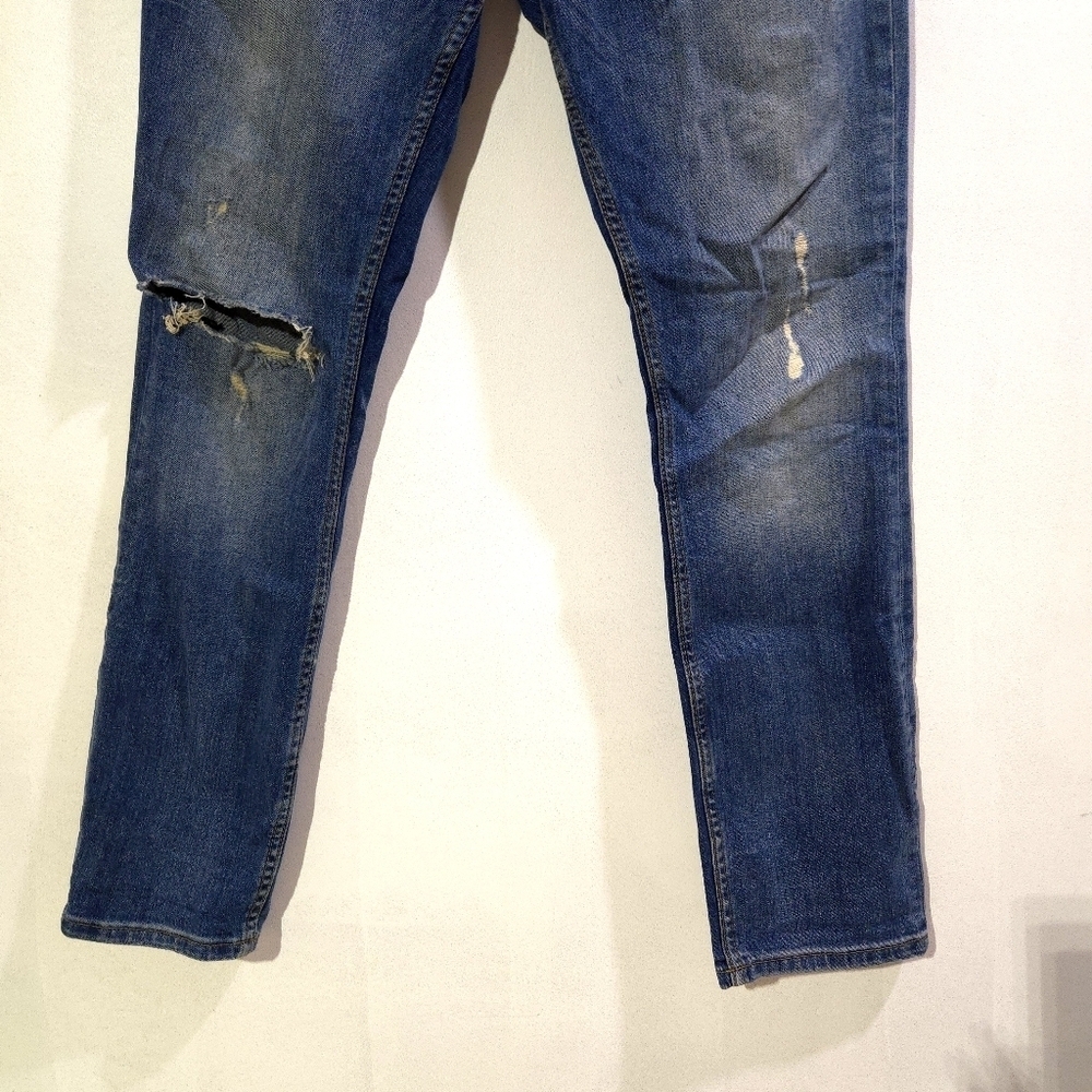 Burton | Blue Skinny Distressed Jeans - Picture 3 of 10
